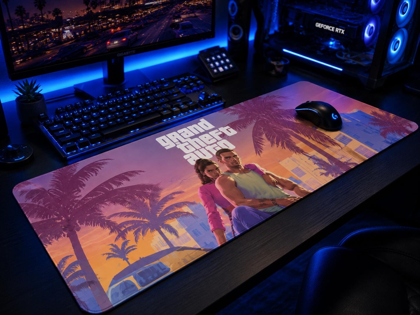 Grand Theft Gaming Mouse Pad XL