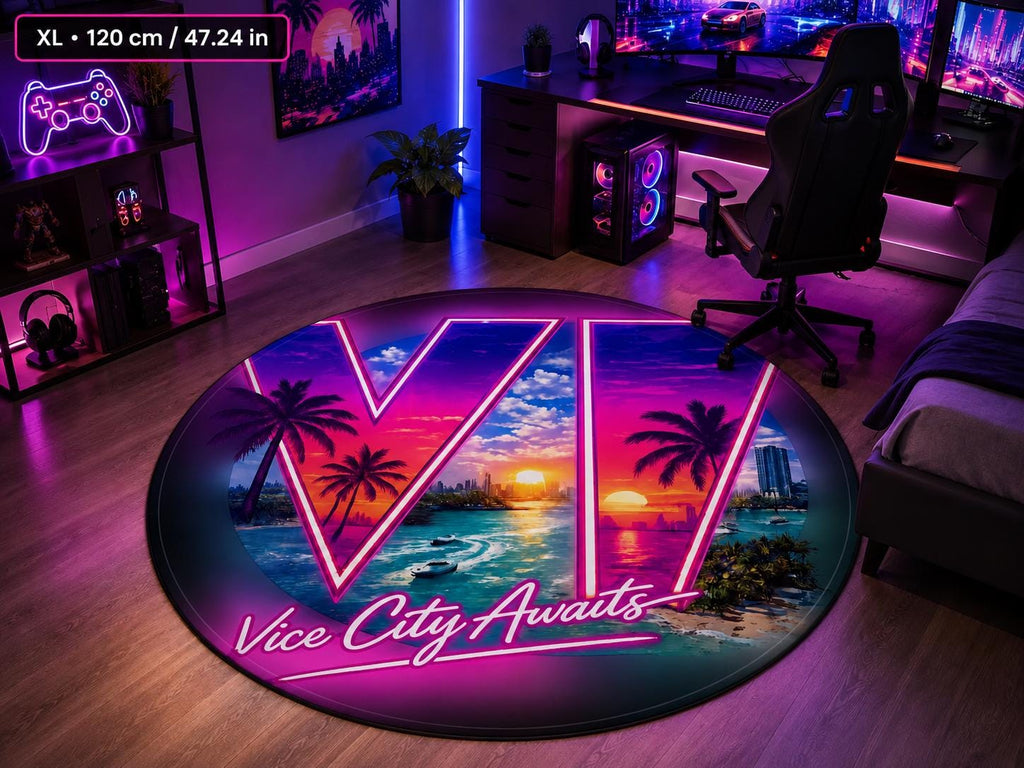 Foldable round mat | Grand Theft Gaming | VI