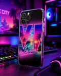 Grand Theft Gaming iPhone 16 Series Mobile Phone Case | TPU | Vice City Awaits !
