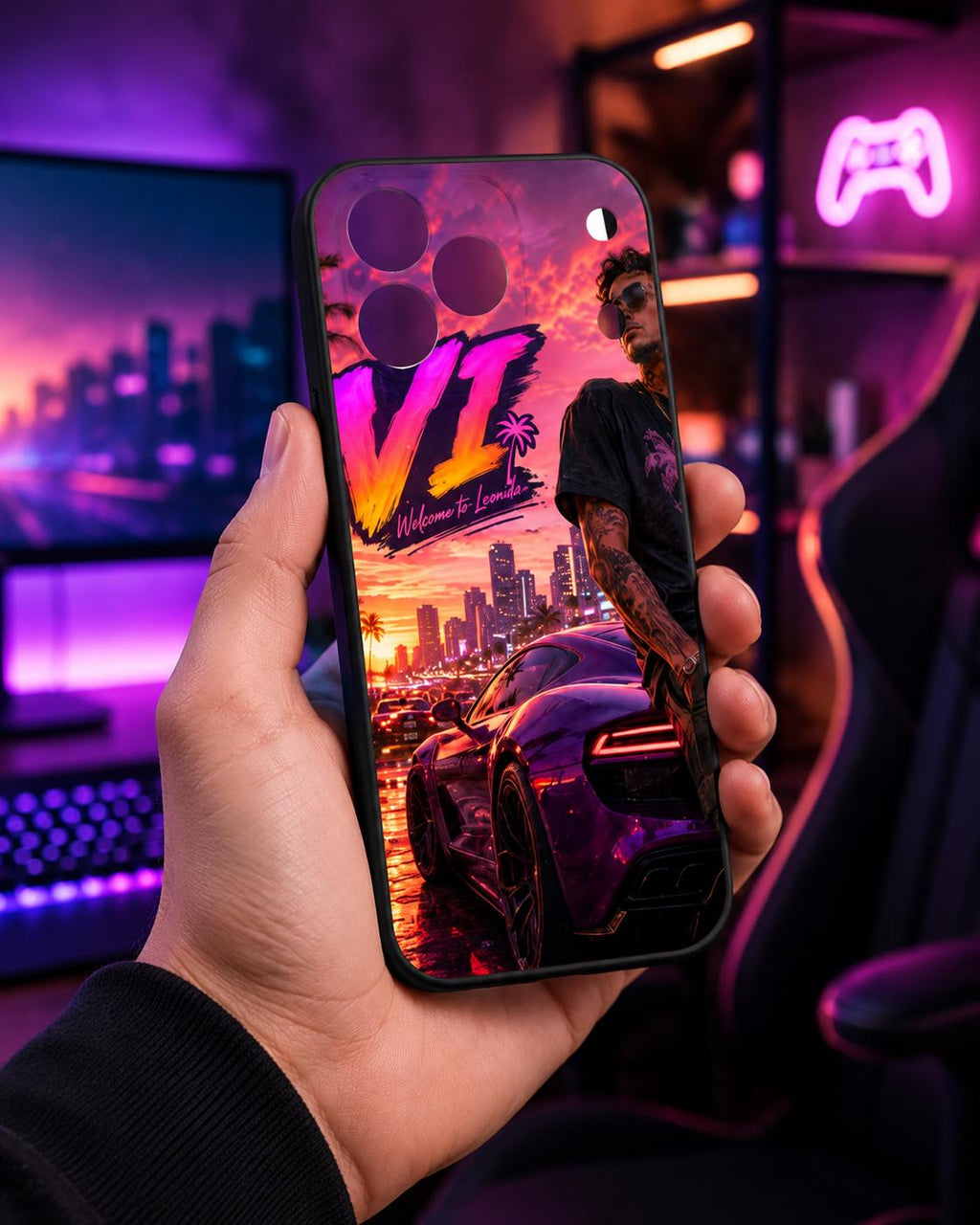 iPhone 17 Series Grand Theft Gaming Case | Silicone