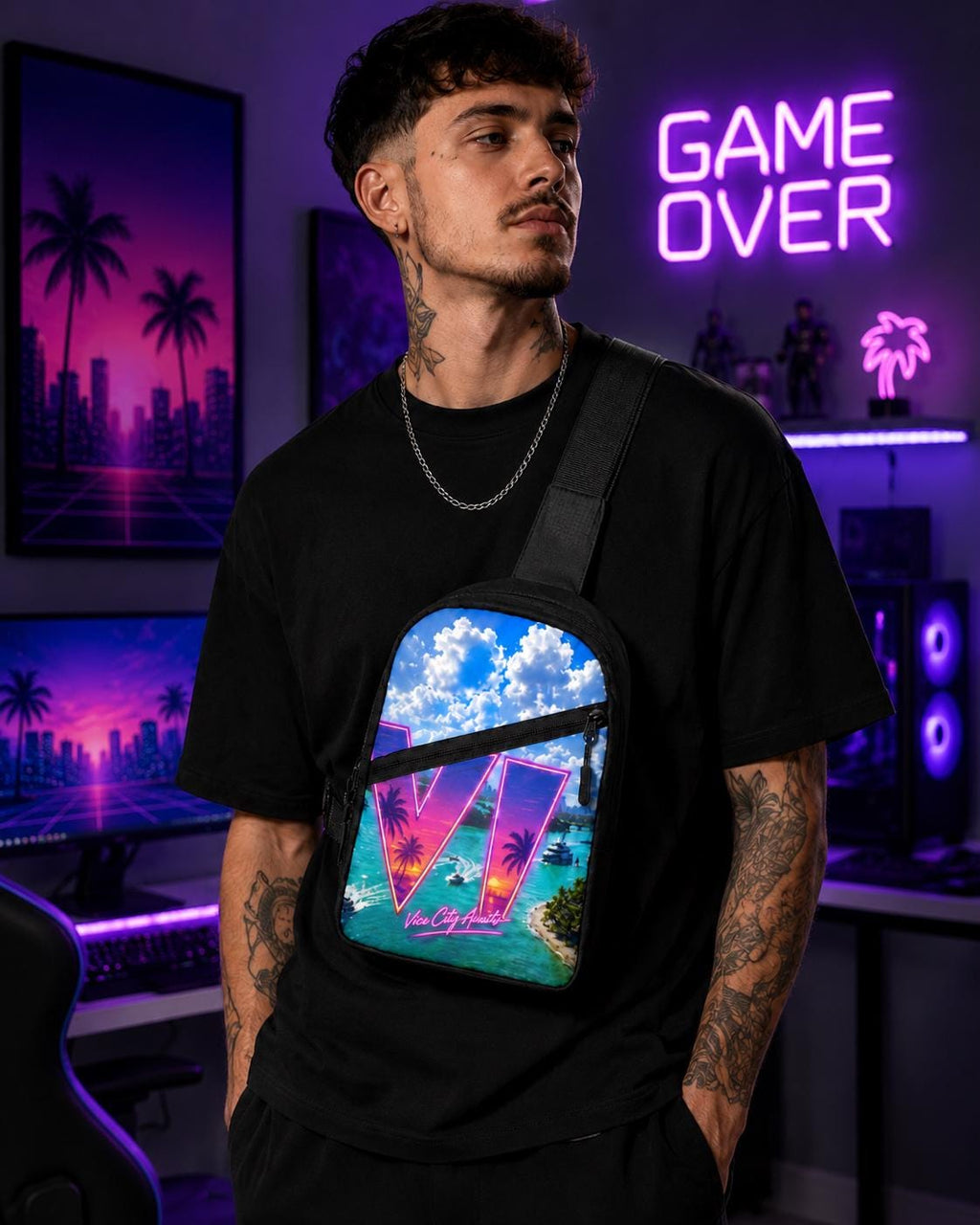 Crossbody Bag | Grand Theft Gaming Bag