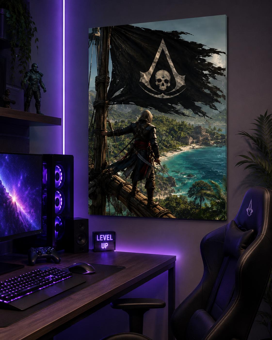 Paper poster | Black Flag | Pirate Gaming