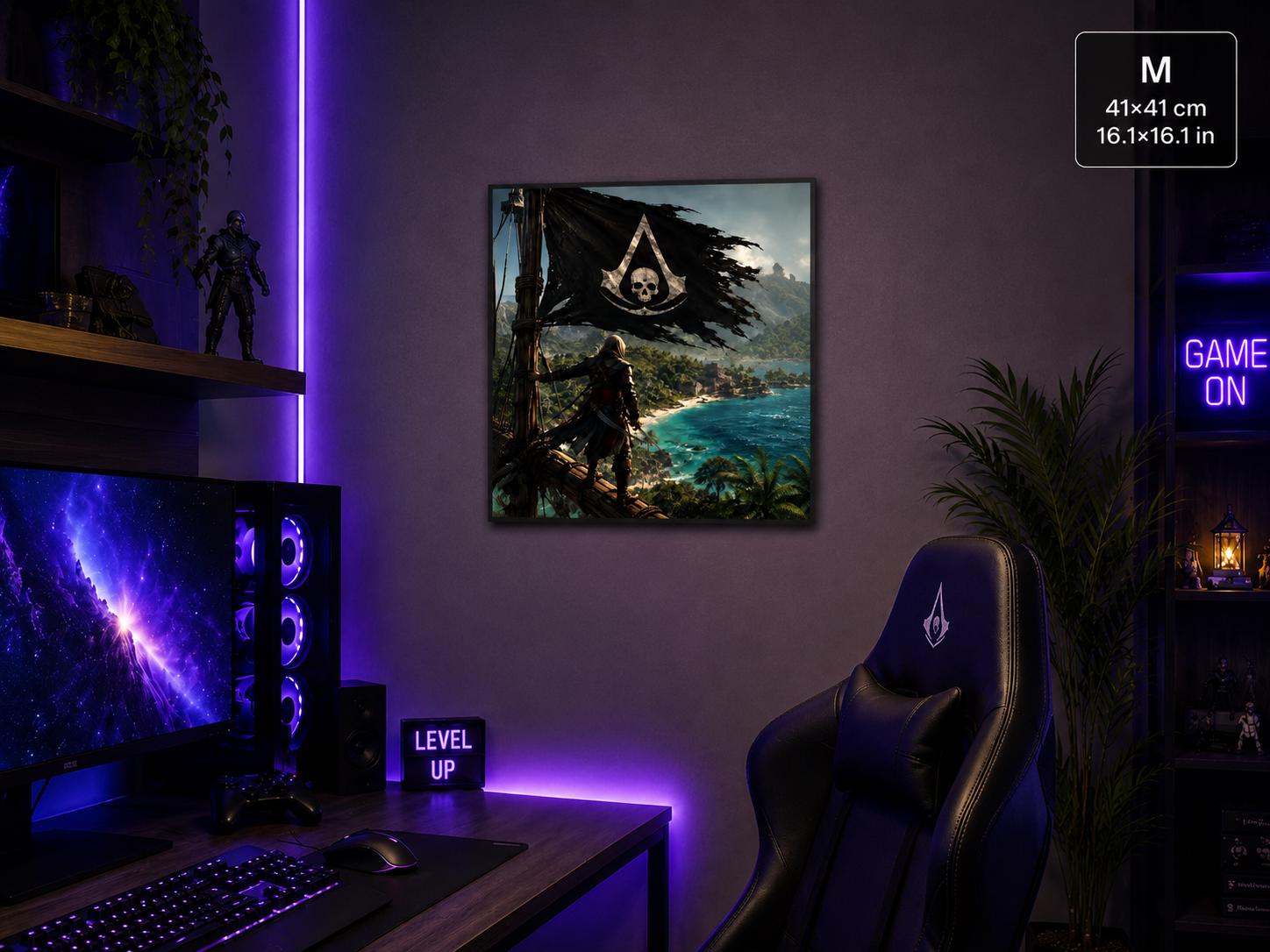 Paper poster | Black Flag | Pirate Gaming