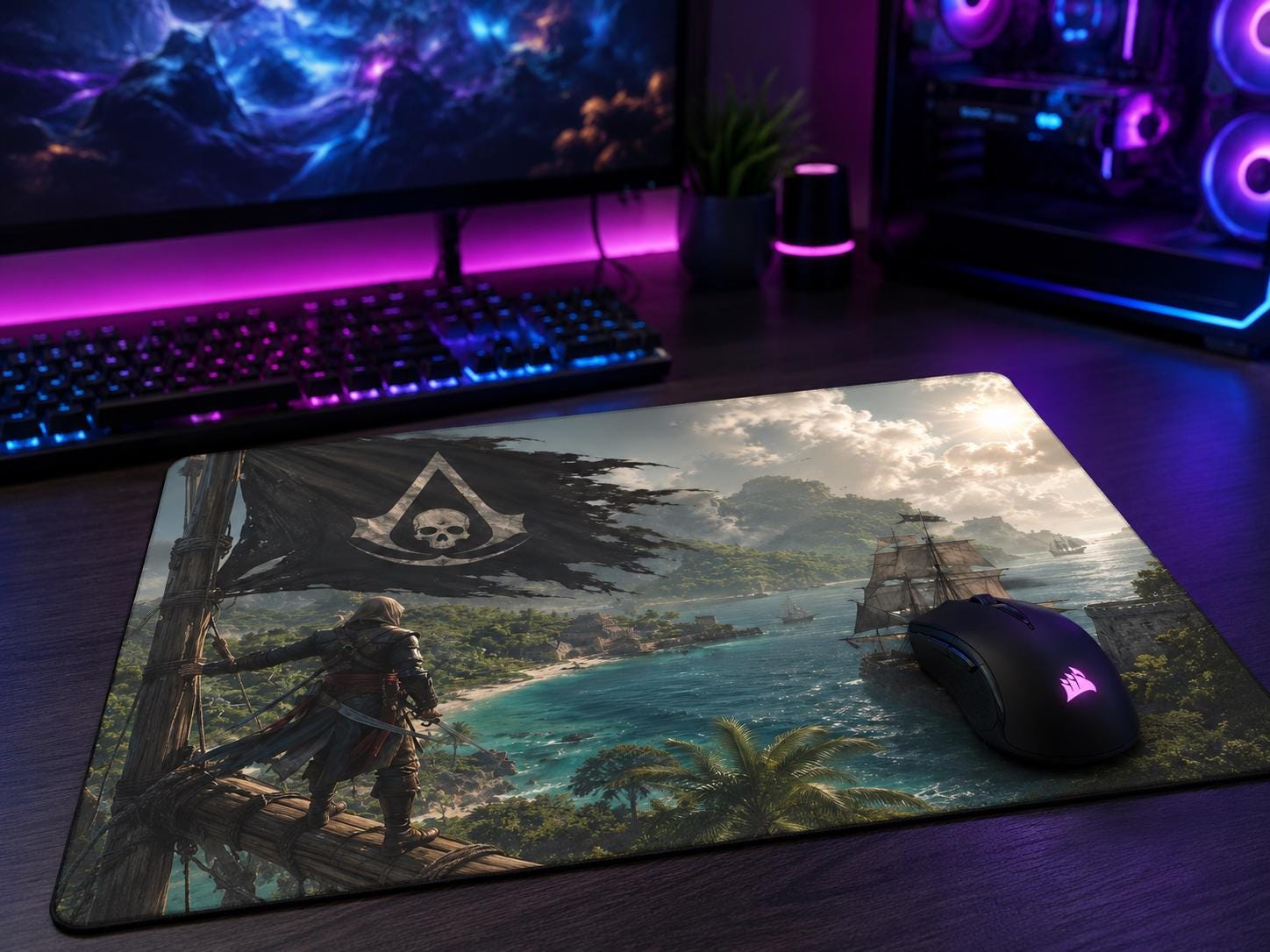 Mouse Pad Small Size | Black Flag Gaming | Pirates