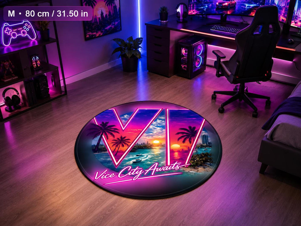 Foldable round mat | Grand Theft Gaming | VI