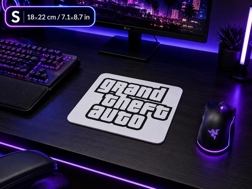 Mouse Pad Small Size | Grand Theft Gaming | VI
