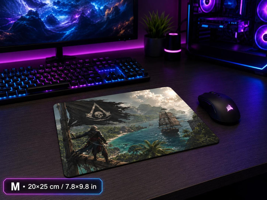 Mouse Pad Small Size | Black Flag Gaming | Pirates