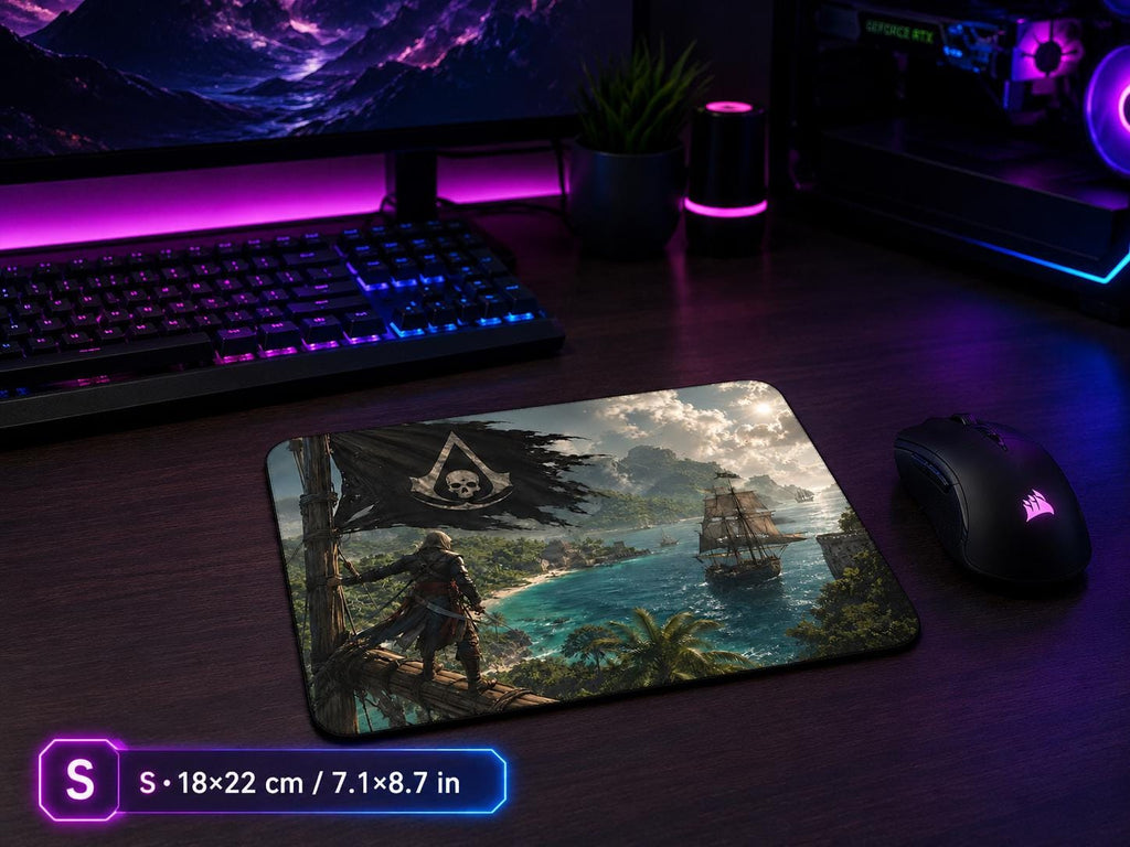 Mouse Pad Small Size | Black Flag Gaming | Pirates